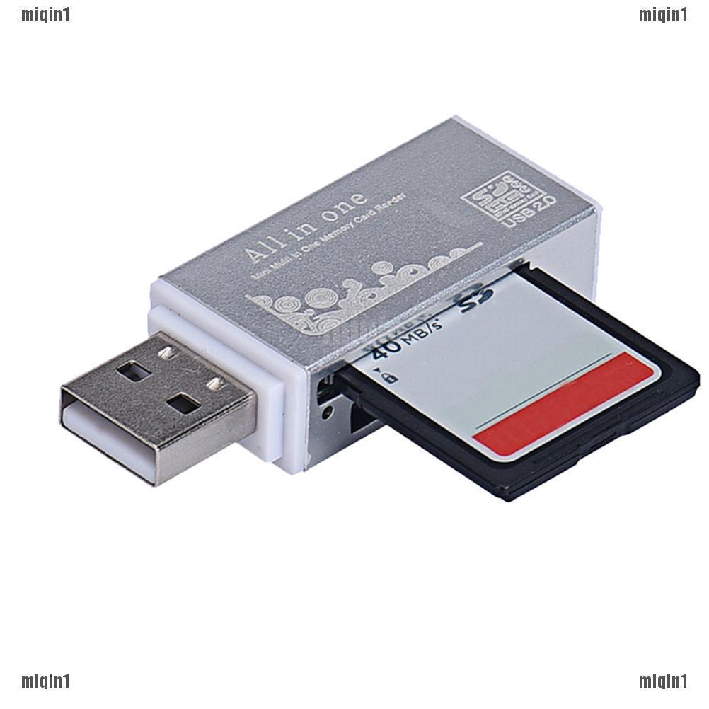 SG for Micro SD SDHC TF M2 MMC MS PRO DUO All in 1 USB 2.0 Multi