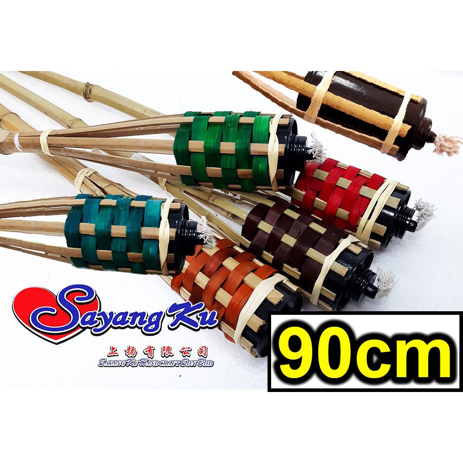 Ready Stock Hari Raya Decoration Pelita Raya Buluh Lampu Pelita Panjang 90 Cm Shopee Singapore