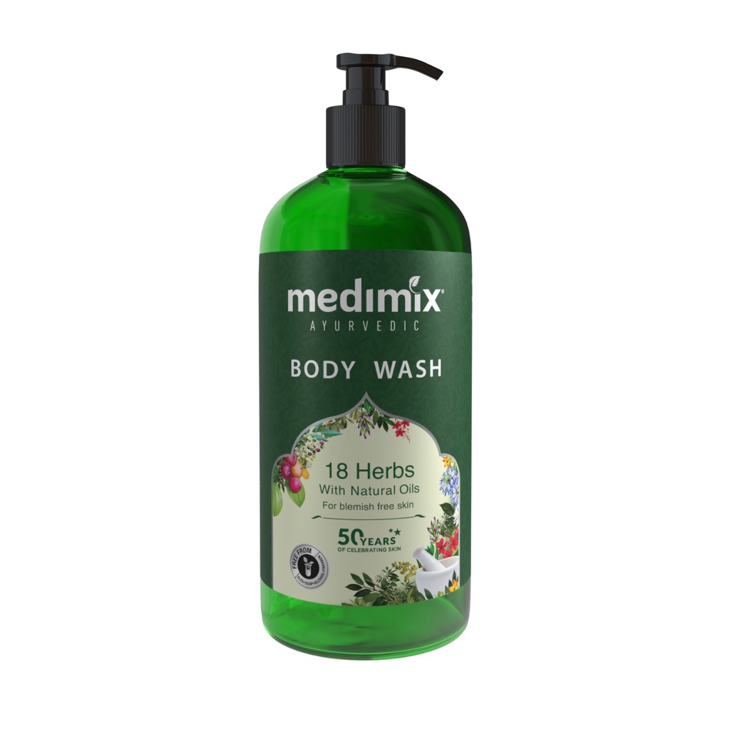 Medimix Ayurvedic Body Wash 18 Herbs 500ml Shopee Singapore