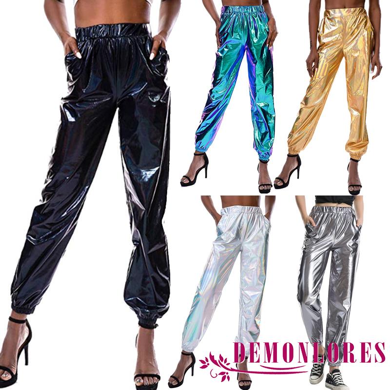 holographic cargo pants