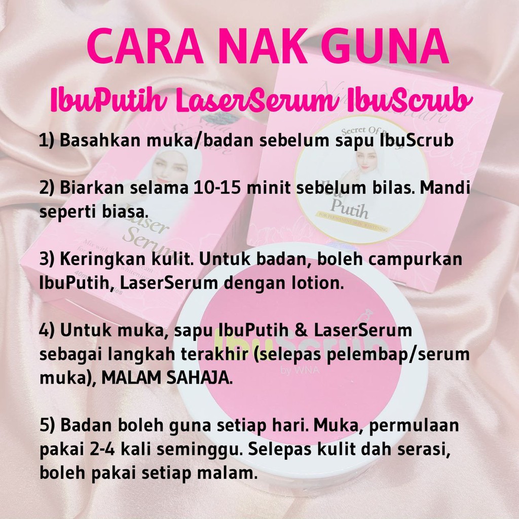 Shop Malaysia Nina White Mother Laser Serum Wna Mother Scrub Gluta Cane Mask Shower Stemcell Mist Cloroq Bleach Queena Body Whitening Foam Shopee Singapore