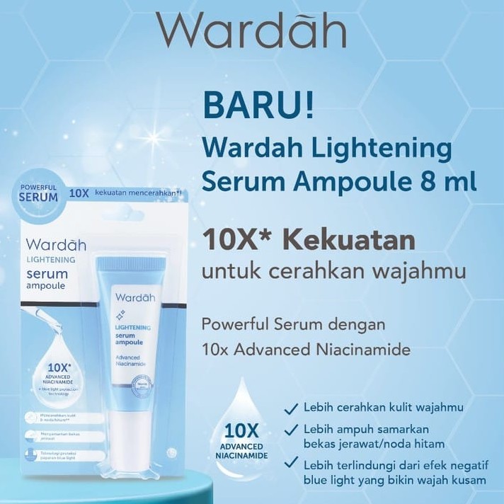 Wardah lightening serum ampoule 8ml | Shopee Singapore