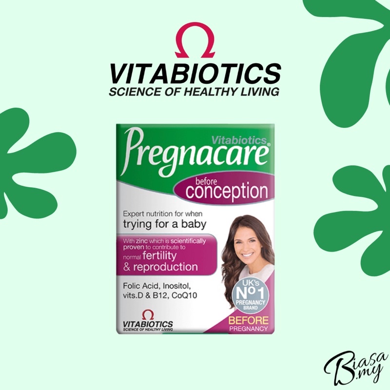 Readystock Vitabiotics Pregnacare Conception 30 Tablets Shopee Singapore