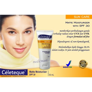 celeteque sun matte moisturizer