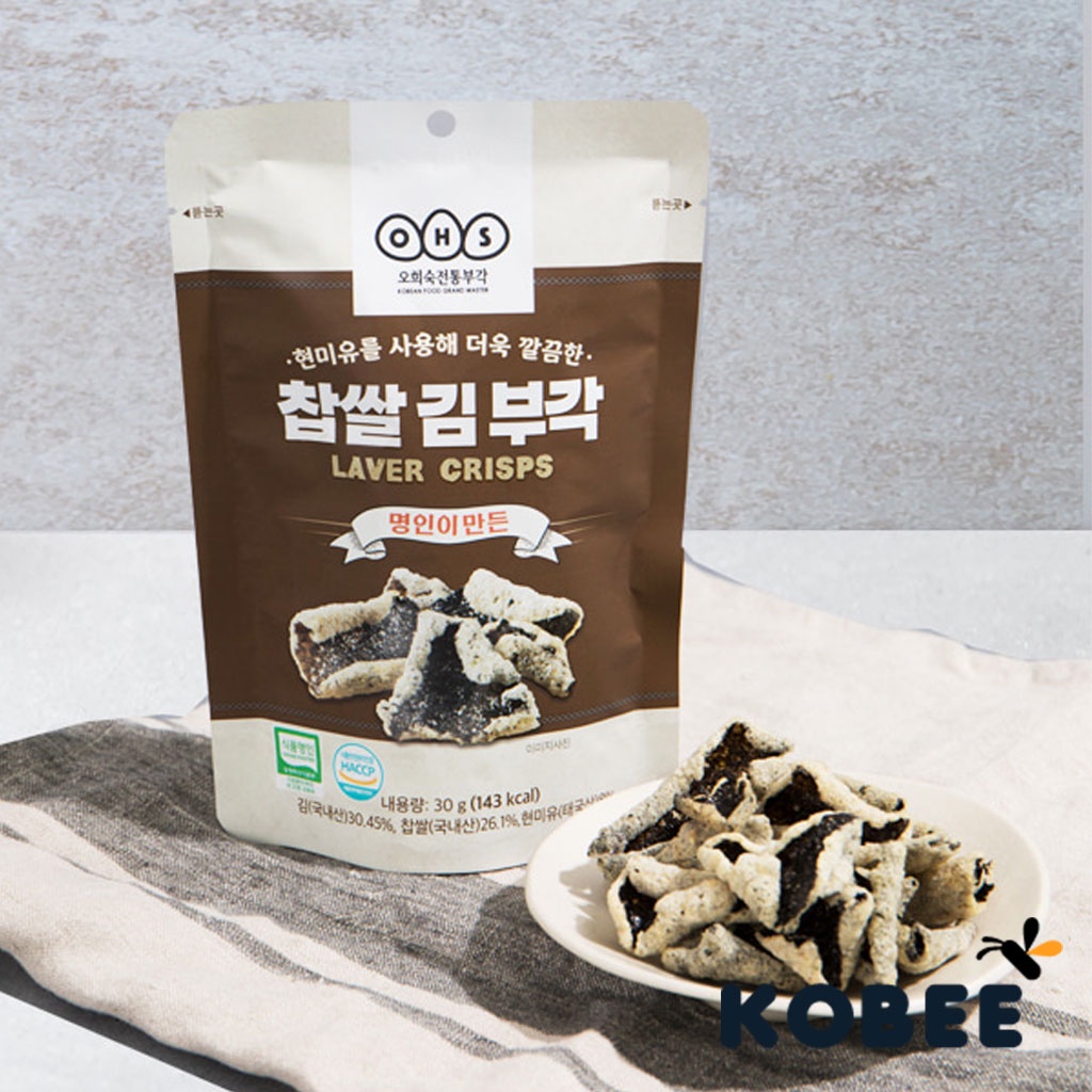 [OHS] Fried Seaweed, Korean Snacks, Bugak 30g Shopee Singapore