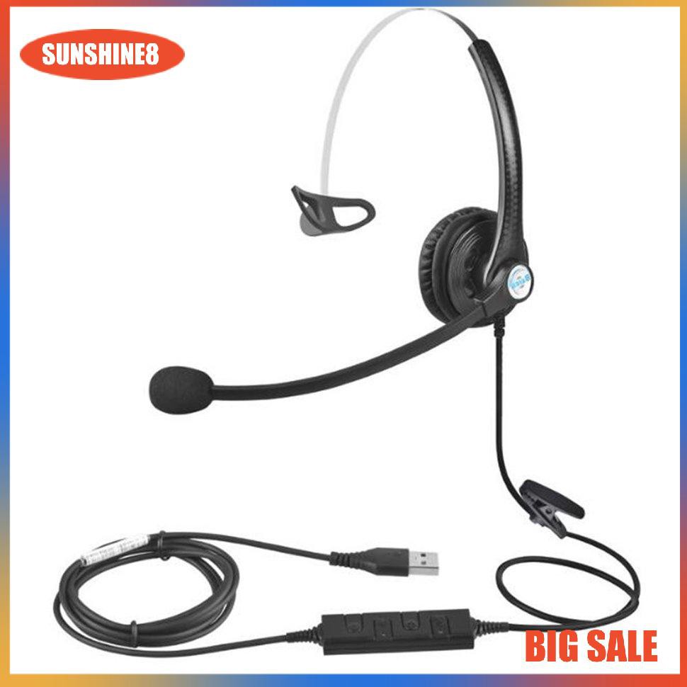 telephone and headset