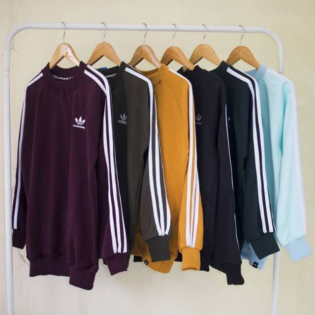 adidas originals authentic crew sweatshirt women's