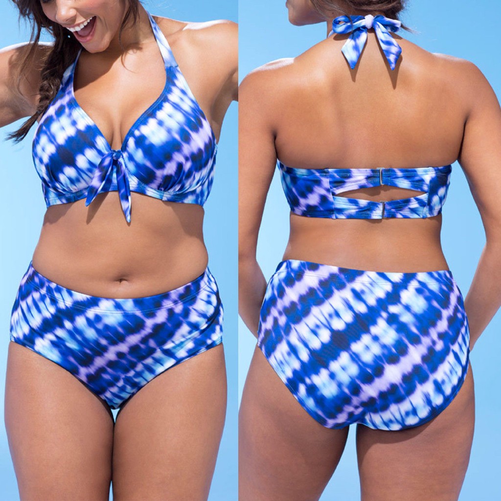 bikini plus size high waist