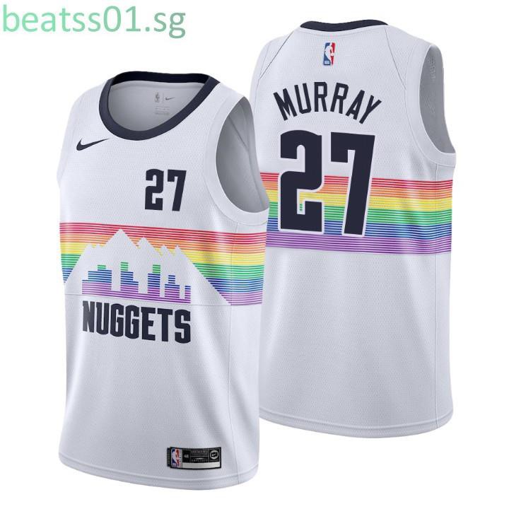 nuggets white city jersey