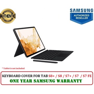 Samsung Keyboard Cover for Tab S8+ / S8 / S7+ / S7 / S7 FE  | 1 Year Samsung Warranty  | No Tablet