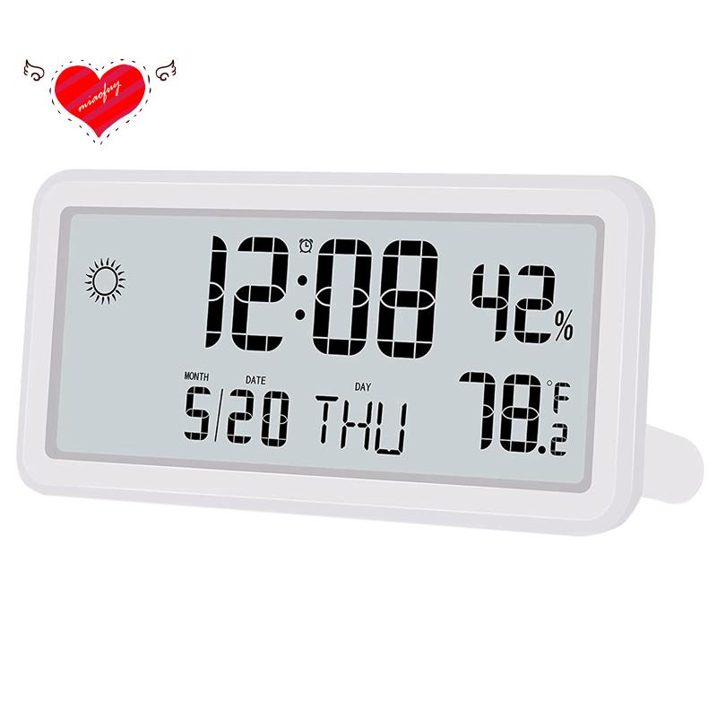 Alarm Clock for Bedroom,Digital Wall Clocks,With Date,Week,Indoor