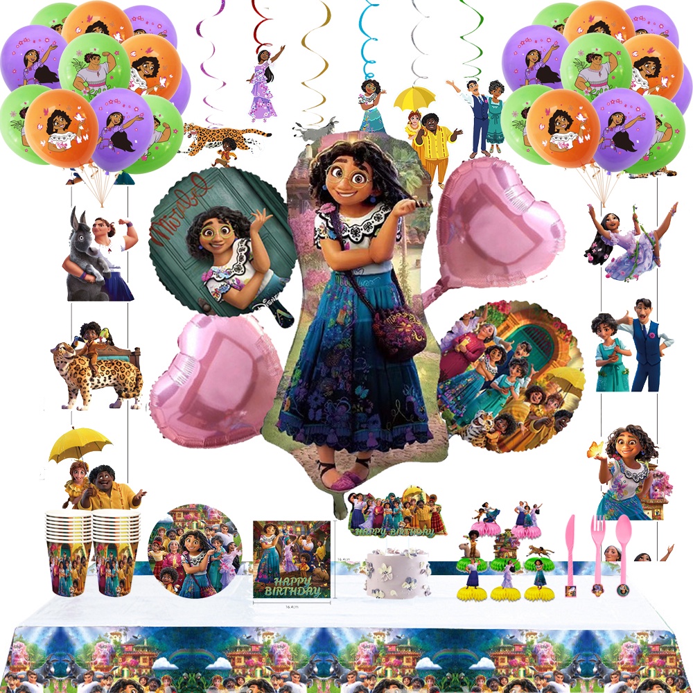 Disney Encanto Mirabel Birthday Balloons Encanto Mirabel Party Cutlery ...