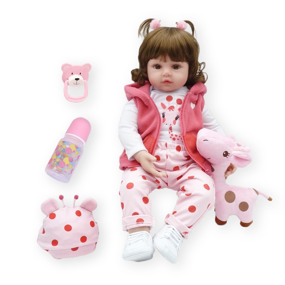NPK Pinky Reborn Baby Doll 19 Inch 48cm 