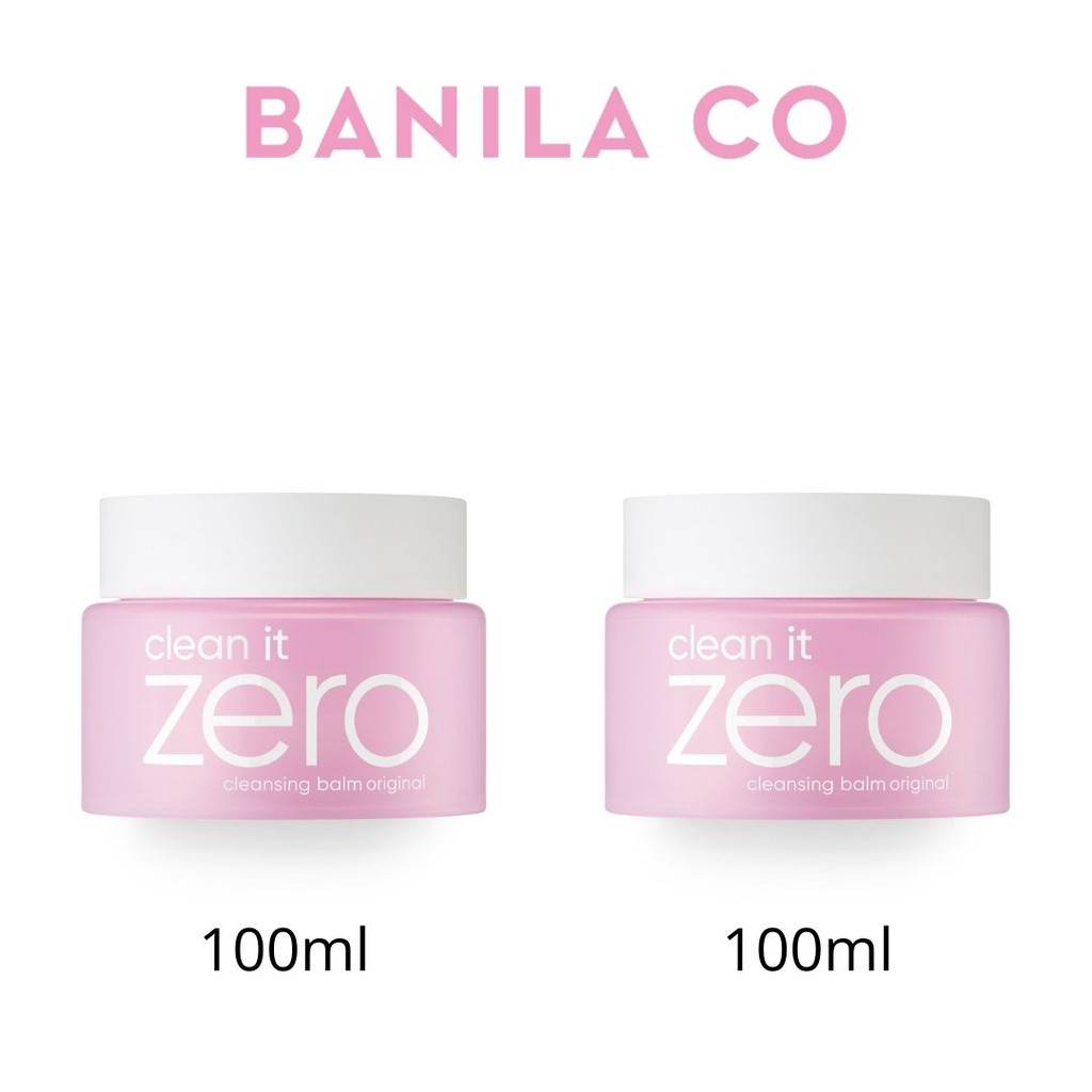 BANILA CO Clean it Zero Cleansing Balm Original (100ml) x 2 | Shopee
