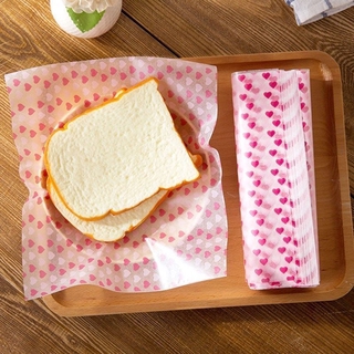 50Pcs/Lot Wax Paper Grease Paper Food Wrappers Wrapping Paper  Bread Sandwich Burger Fries Oilpaper Cake Dessert Pad #3