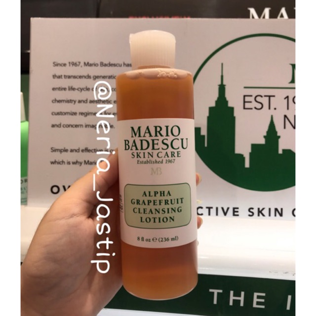 alpha grapefruit cleansing lotion