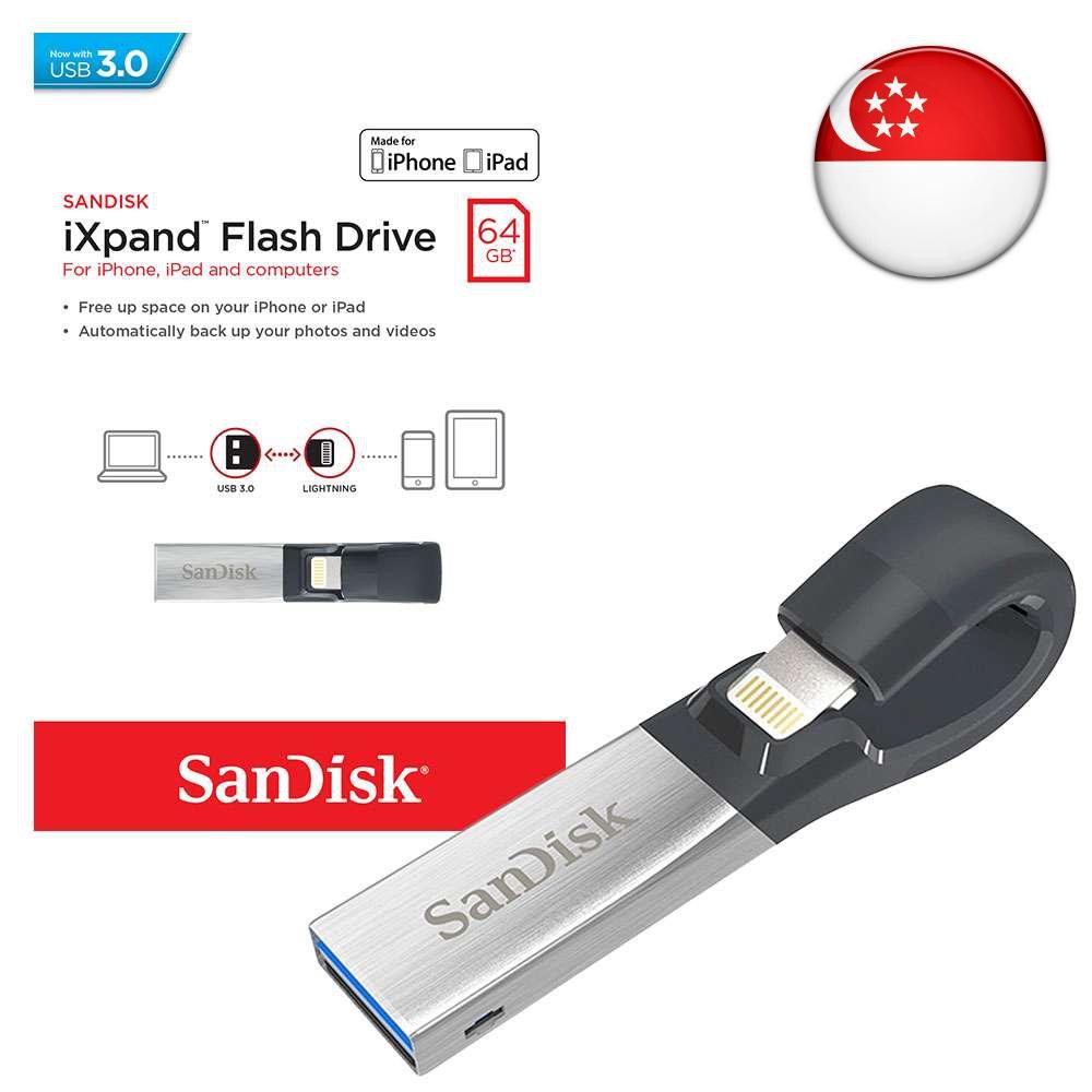 16gb 32gb 64gb 128gb Usb 3 0 Sandisk Ixpand Flash Drive Iphone Otg Sgwarr Ipad Shopee Singapore