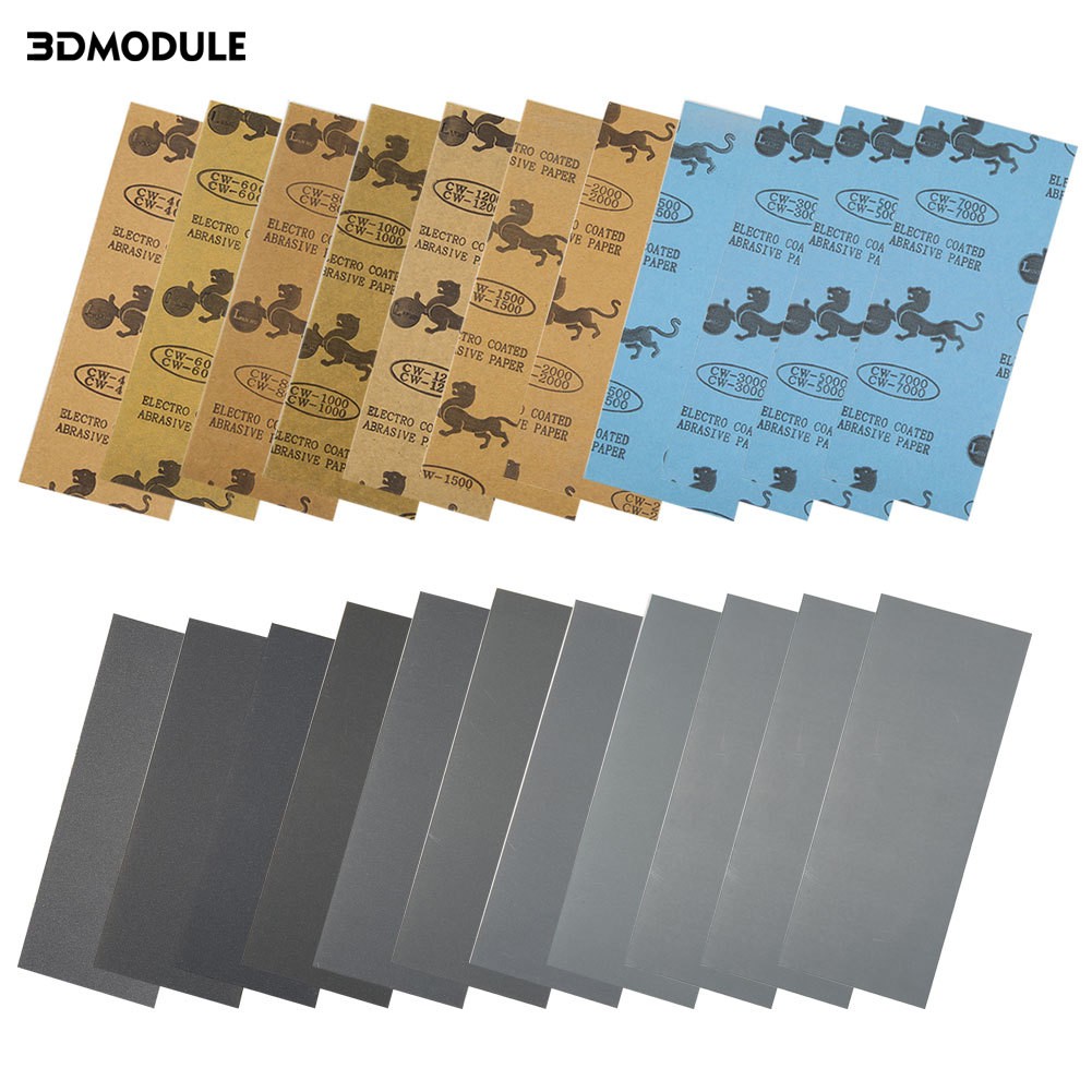 [Ready Stock] Wet Dry Sandpaper Sheets 400/600/800/1000/1200/1500/2000