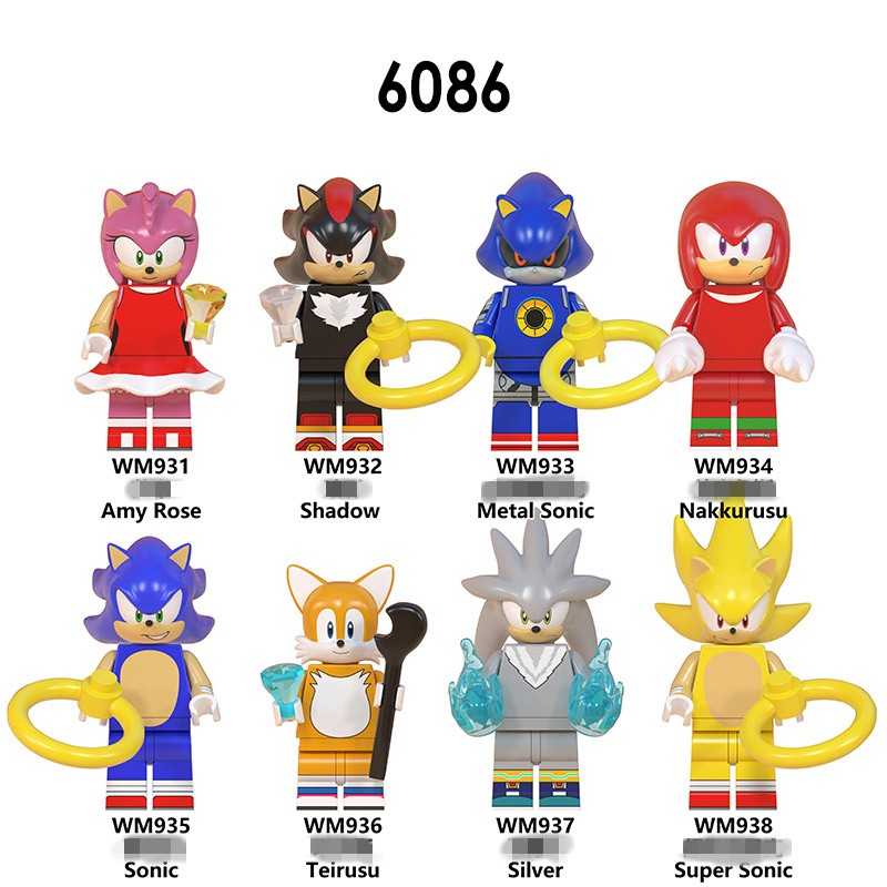 Lego Compatible Sonic Mini Figures Toys 