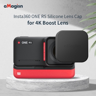 aMagisn Insta360 ONE RS Lens Cap Silicone Protective Case ONERS Accessories 4K Wide-Angle Enhanced