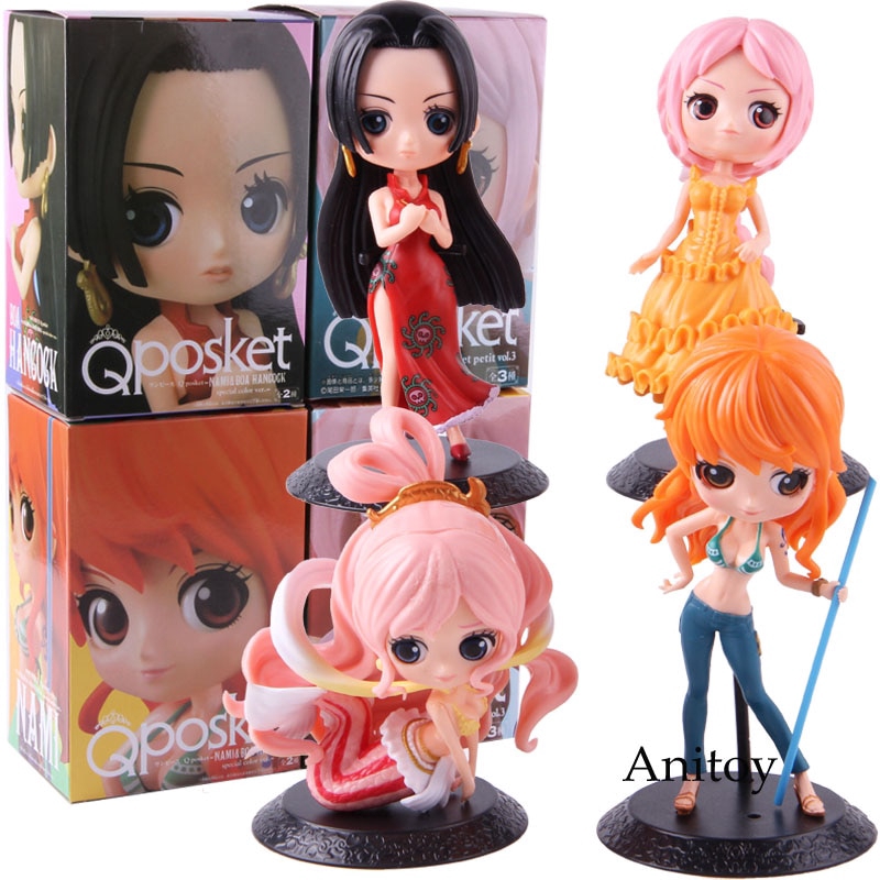 Q Posket One Piece Nami Boa Hancock Rebecca Princess One Piece Figure Toy Shopee Singapore