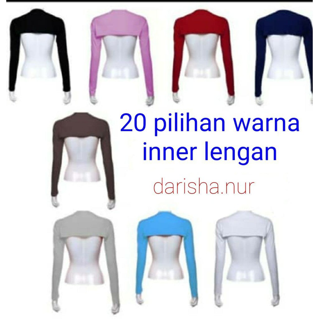Ready Stock 18 Color Inner Long Sleeve Inner Half Sleeve 150cm Shopee Singapore