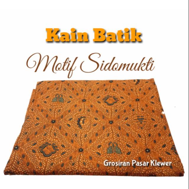 SIDOMUKTI MOTIF Batik  Fabric Jarik Fabric Sarimbit  Batik  