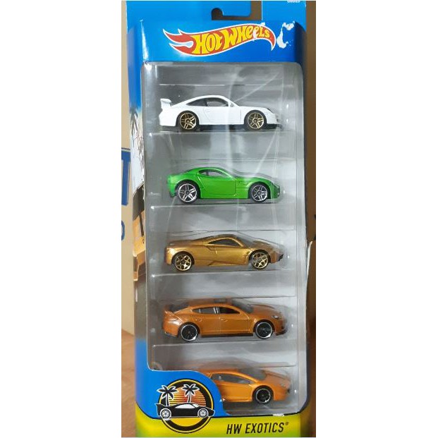 hot wheels hw exotics 5 pack