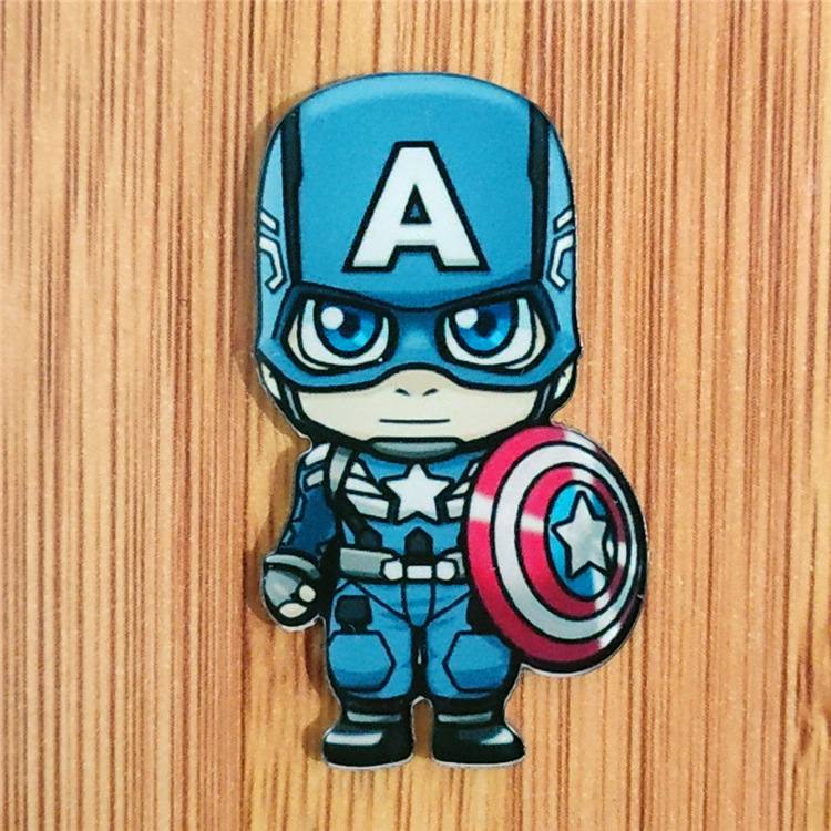 DC Marvel Anime Avengers Disney Cartoon Superman Thanos Brooch Acrylic  Badge Decorative Clothing Hanging Pin Corsage | Shopee Singapore
