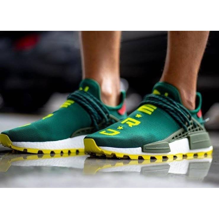 adidas nmd hu pharrell nerd green yellow