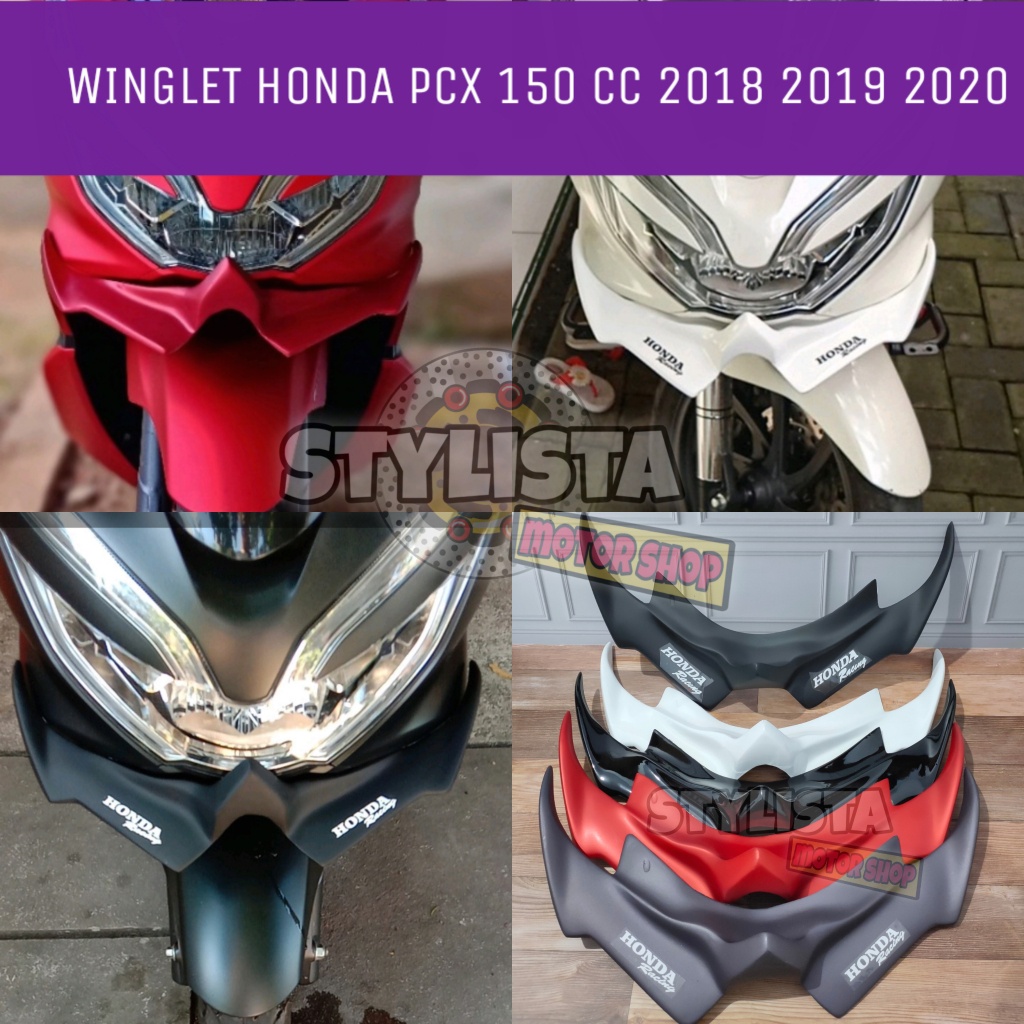 Multicolor Fiber Winglet for Honda PCX 150cc 2018 2019 2020 Motorcycle  Accessories | Shopee Singapore