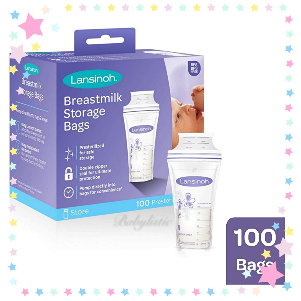 Pigeon Breastmilk Storage Bags 25 Bags