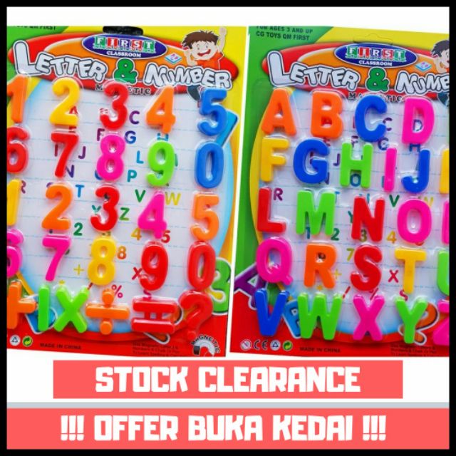 magnetic letters for children