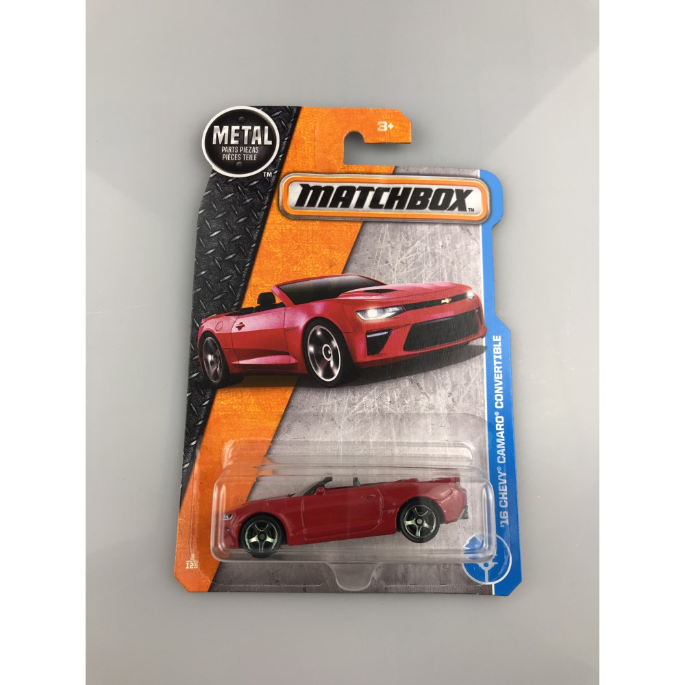 matchbox 16 chevy camaro convertible