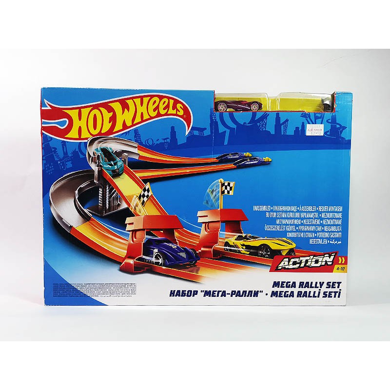 hot wheels action mega rally set