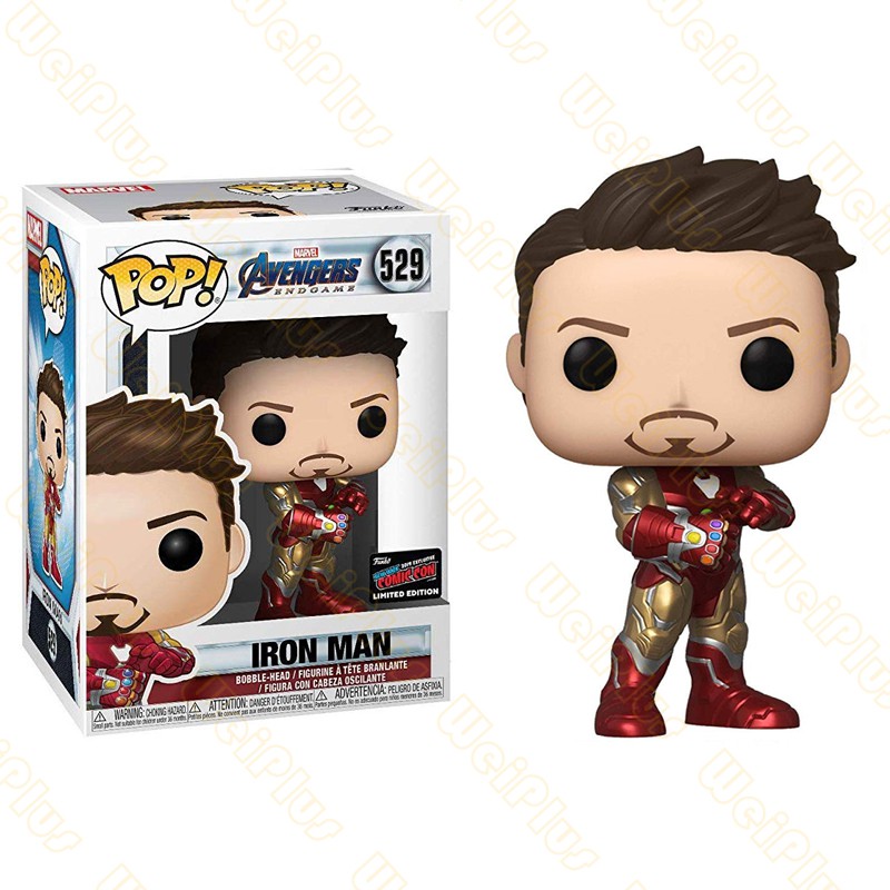 funko pop iron man with gauntlet