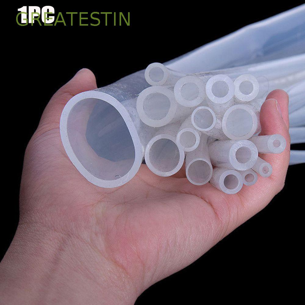 5mm or 3/16" Silicone High Grade Soft Clear Translucent Tube Beer Milk Hose Pipe 