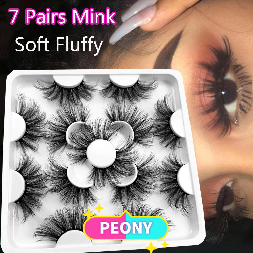 Peony Eye Makeup Tools False Eyelashes Handmade 25mm Lash Lash Extension Dramatic Long Woman Fashion Wispy Fluffy Hair Cruelty Free 3d Mink Shopee Singapore