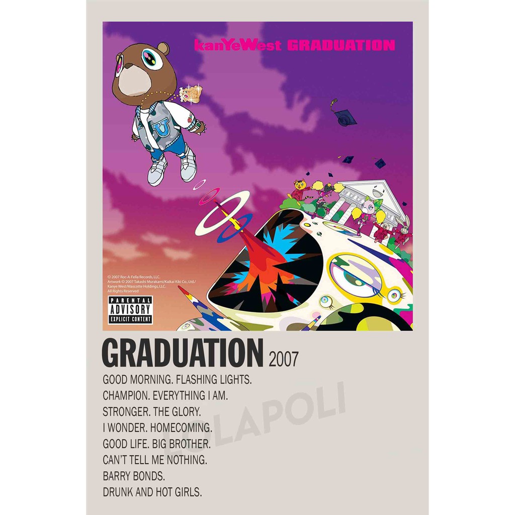 Poster Cover Album From Graduation By Kanye West Shopee Singapore