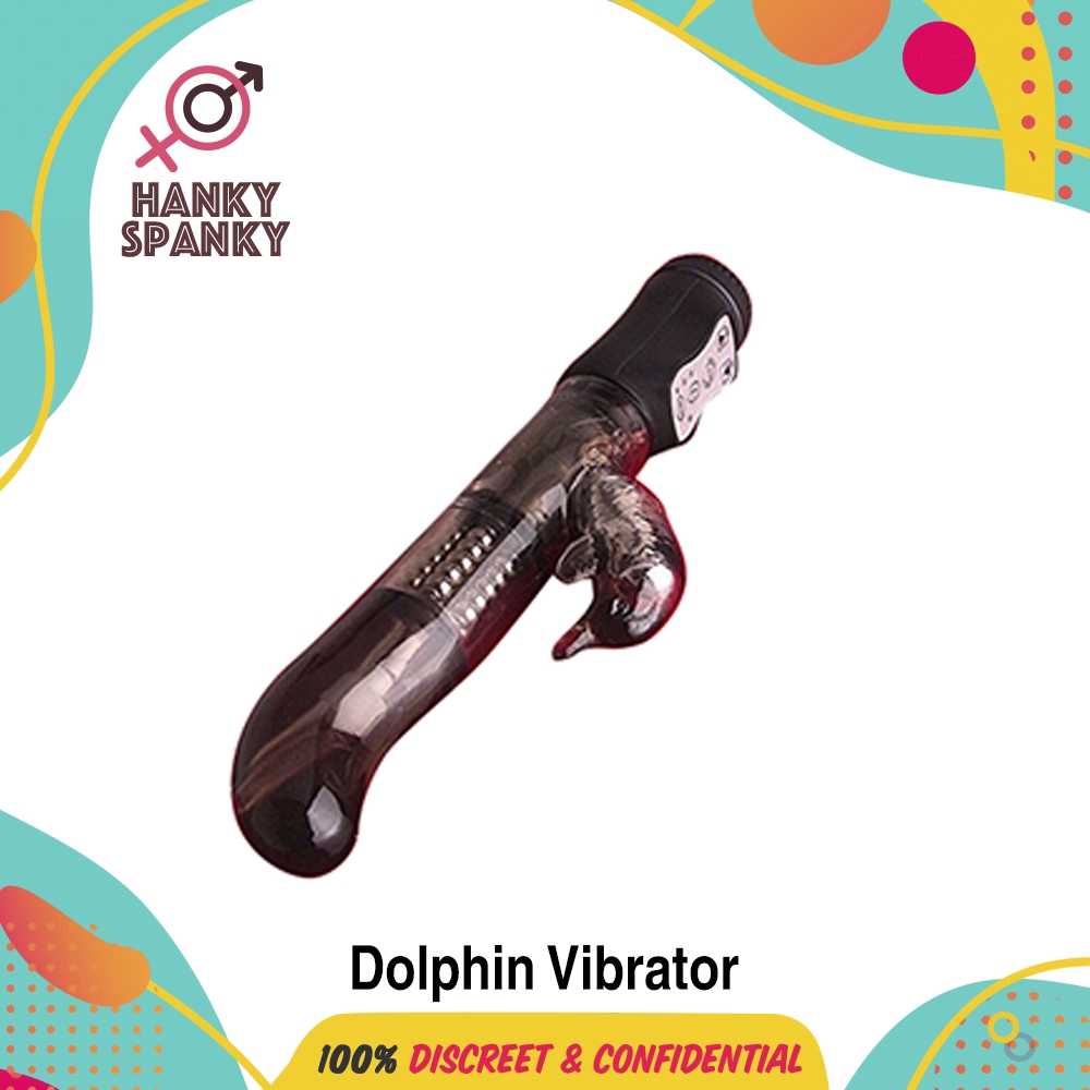 [Dolphin Vibrator] 12 Modes Vibration With Metal Beads Rotatable 360 ...