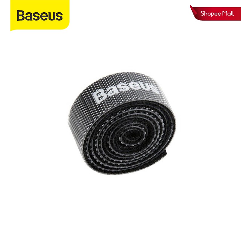 Baseus Velcro Strap Reusable Cable Tie Fastening Tape Wire Magnetic Cable Organizer USB Cable Management Winder Clip Desktop