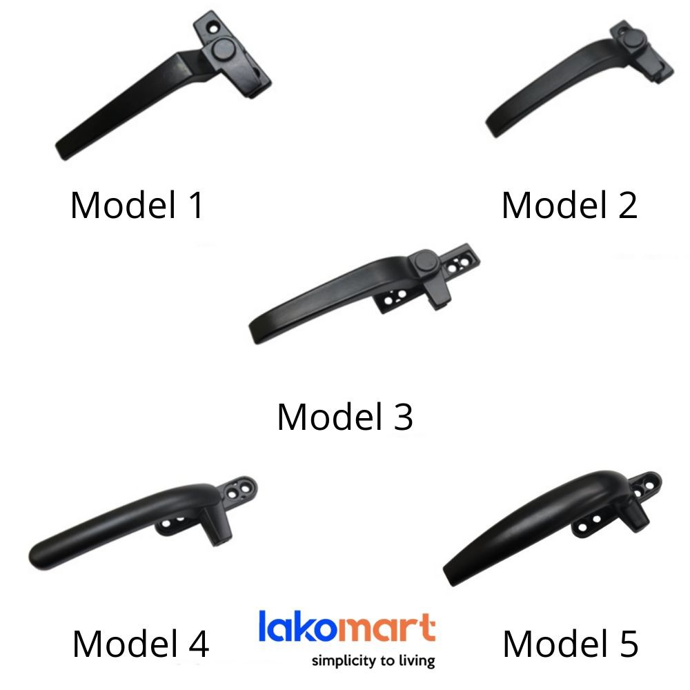 Window Lever Handle (Multiple Models Available) (Black) (Left/Right