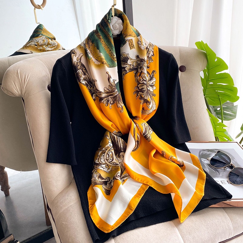 silk scarf shopee