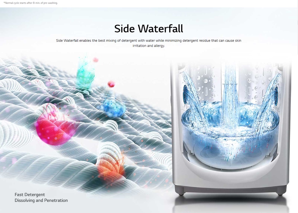 [PreOrder] LG T2108VSPM2 8KG Smart Inverter Top Load Washing Machine