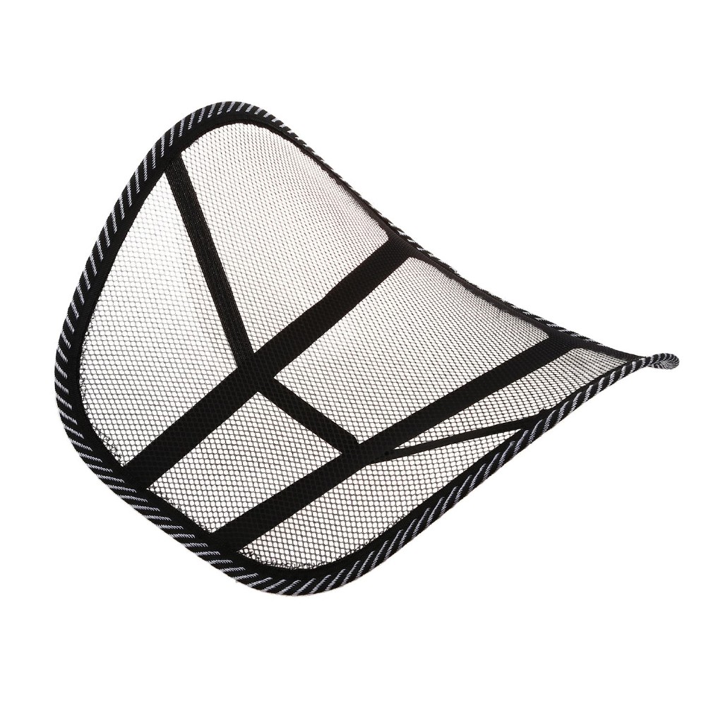 Waist Pillow Posture Corrector Chair Lumbar Cushion Mesh Back Brace Support Ventilate Cushion Pad Car Seat Office Home