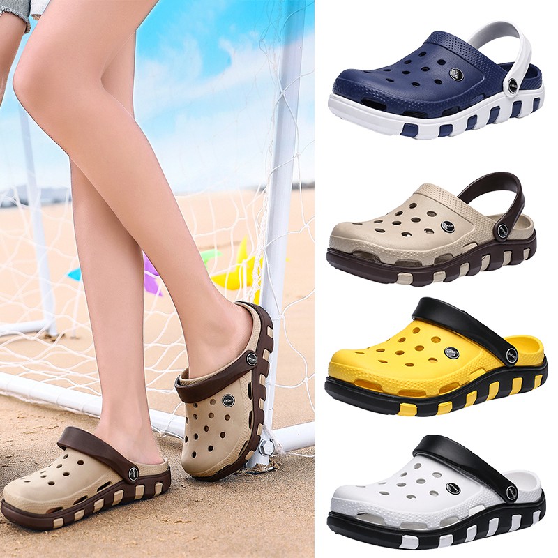 Readystock Unisex Sandals Beach Shoes Men And Women Couple's Porous