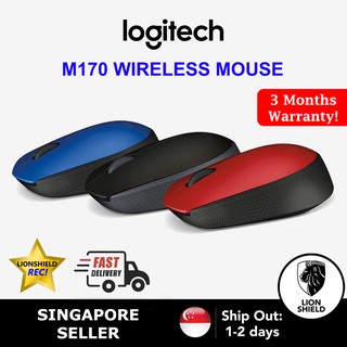 [SG] Logitech M170 Wireless Mouse, 2.4 GHz with USB Mini Receiver