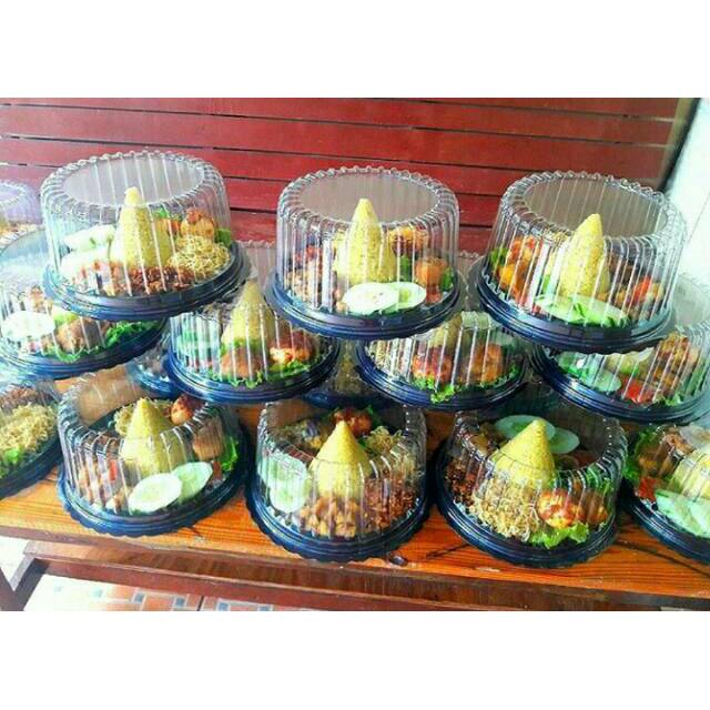 Contents 10pcs Ct20 Regular Mica Tumpeng Mini D20 Without Bulkhead Mika Cake Tart Tumpeng Box Mika Bolu Round Shopee Singapore