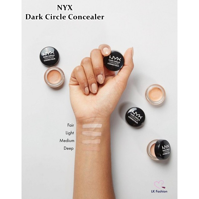 nyx dark circle concealer light