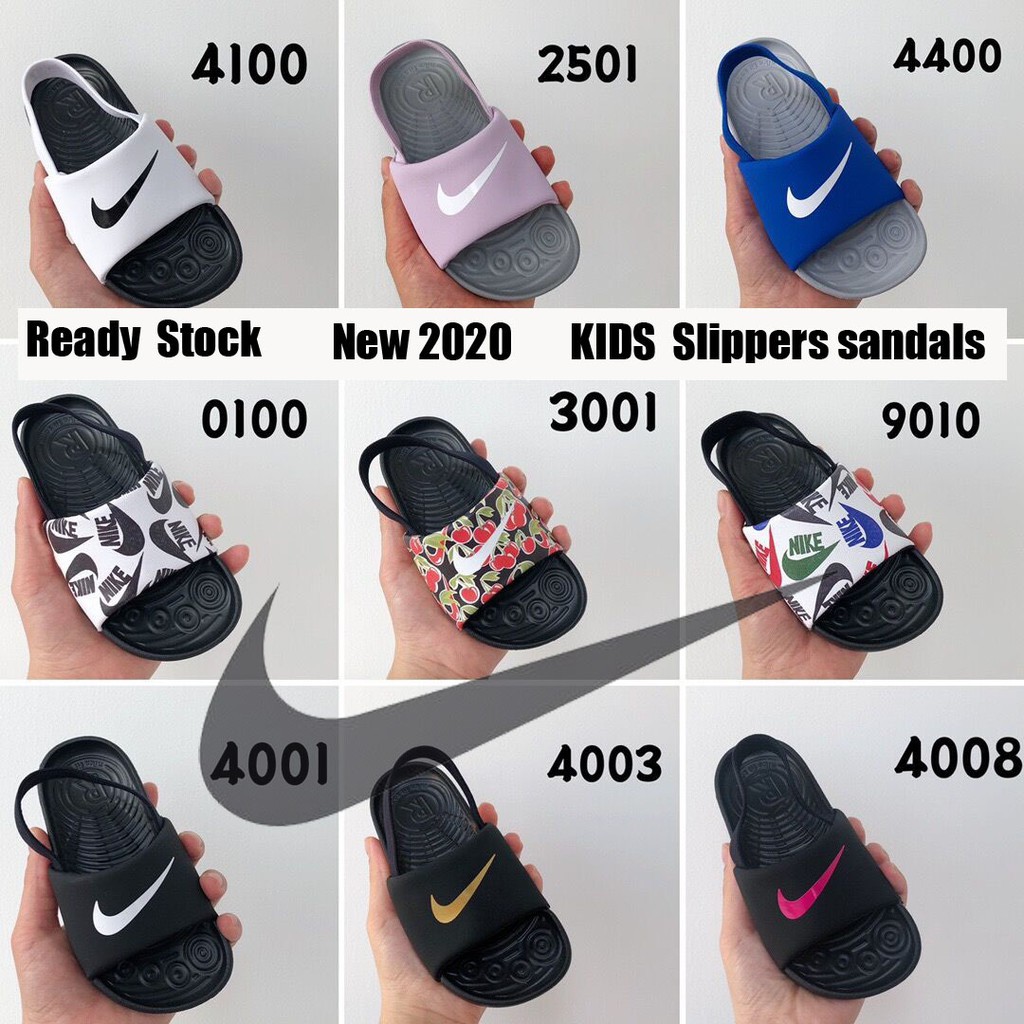 nike kawa slides children